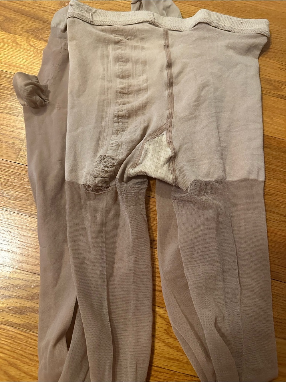 Women’s Nylon Sheer Support Tights - Taupe size M - Picture 10 of 10